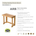 BEN561 Bathroom/Bathroom Accessories/Bath Seats & Benches