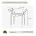 BEN571 Bathroom/Bathroom Accessories/Bath Seats & Benches