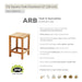 BEN574 Bathroom/Bathroom Accessories/Bath Seats & Benches