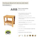 BEN602 Bathroom/Bathroom Accessories/Bath Seats & Benches