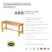 BEN606 Bathroom/Bathroom Accessories/Bath Seats & Benches