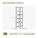 ACC529 Bathroom/Bathroom Storage & Organization/Bathroom Shelf Towers