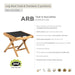 ACC508 Bathroom/Bathroom Accessories/Bath Seats & Benches