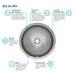 ELUH16LV Bathroom/Bathroom Sinks/Undermount Bathroom Sinks