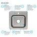 ESE2020101 Kitchen/Kitchen Sinks/Drop in Kitchen Sinks