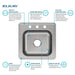 ESE2020103 Kitchen/Kitchen Sinks/Drop in Kitchen Sinks