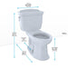 CST754EF#01 Bathroom/Toilets Bidets & Bidet Seats/Two Piece Toilets