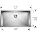 512747 Kitchen/Kitchen Sinks/Undermount Kitchen Sinks