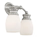 8-9127-2-SN Lighting/Wall Lights/Vanity & Bath Lights