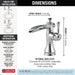 598LF-MPU Bathroom/Bathroom Sink Faucets/Single Hole Sink Faucets