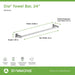 353TB-24 Bathroom/Bathroom Accessories/Towel Bars