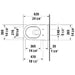 2226090092 Bathroom/Toilets Bidets & Bidet Seats/Residential Wall Hung Toilets