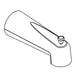 3853ORB Bathroom/Bathroom Tub & Shower Faucets/Tub Spouts