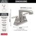 2564-SSMPU-DST Bathroom/Bathroom Sink Faucets/Centerset Sink Faucets
