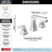 3564-MPU-DST Bathroom/Bathroom Sink Faucets/Widespread Sink Faucets