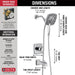 T17464-I Bathroom/Bathroom Tub & Shower Faucets/Showerhead & Handshower Combos