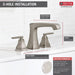 T2764-SS Bathroom/Bathroom Tub & Shower Faucets/Roman Tub Faucets