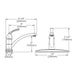 LK1000CR Kitchen/Kitchen Faucets/Kitchen Faucets Without Spray