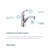 LK1500CR Kitchen/Kitchen Faucets/Kitchen Faucets Without Spray