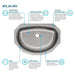 ELUH1811 Laundry Utility & Service/Laundry Utility & Service Sinks/Drop in Utility Sinks