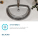 ELUH1811 Laundry Utility & Service/Laundry Utility & Service Sinks/Drop in Utility Sinks