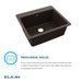 ELG2522BK0 Kitchen/Kitchen Sinks/Drop in Kitchen Sinks