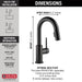 9959-BL-DST Kitchen/Kitchen Faucets/Bar & Prep Faucets