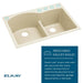 ELX250RCA0 Kitchen/Kitchen Sinks/Drop in Kitchen Sinks