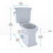 CST404CEF#51 Bathroom/Toilets Bidets & Bidet Seats/Two Piece Toilets