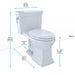 MS814224CEF#51 Bathroom/Toilets Bidets & Bidet Seats/One Piece Toilets