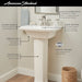 0445.008.020 Bathroom/Bathroom Sinks/Pedestal Sink Top Only
