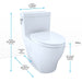 MS626124CEFG#03 Bathroom/Toilets Bidets & Bidet Seats/One Piece Toilets