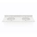 VT022612B.130 Bathroom/Vanities/Double Vanity Tops Only