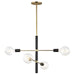 H178804-AGB/BK Lighting/Ceiling Lights/Chandeliers