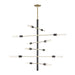 H178812-AGB/BK Lighting/Ceiling Lights/Chandeliers
