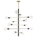 H178812-AGB/BK Lighting/Ceiling Lights/Chandeliers
