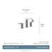 T6708BN Bathroom/Bathroom Sink Faucets/Widespread Sink Faucets