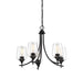 1-4032-5-BK Lighting/Ceiling Lights/Chandeliers