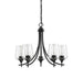 1-4032-5-BK Lighting/Ceiling Lights/Chandeliers