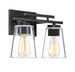 8-1020-2-BK Lighting/Wall Lights/Vanity & Bath Lights