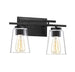 8-1020-2-BK Lighting/Wall Lights/Vanity & Bath Lights