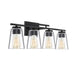 8-1020-4-BK Lighting/Wall Lights/Vanity & Bath Lights