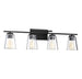 8-1020-4-BK Lighting/Wall Lights/Vanity & Bath Lights