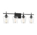 8-4030-4-BK Lighting/Wall Lights/Vanity & Bath Lights