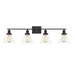 8-9130-4-BK Lighting/Wall Lights/Vanity & Bath Lights