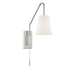 9-0900CP-1-SN Lighting/Wall Lights/Sconces