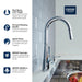 32226DC3 Kitchen/Kitchen Faucets/Pull Down Spray Faucets