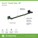 363TB-18-MB Bathroom/Bathroom Accessories/Towel Bars