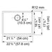 CUX11021-ADA Kitchen/Kitchen Sinks/Undermount Kitchen Sinks