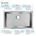 EFRU2816T Kitchen/Kitchen Sinks/Undermount Kitchen Sinks